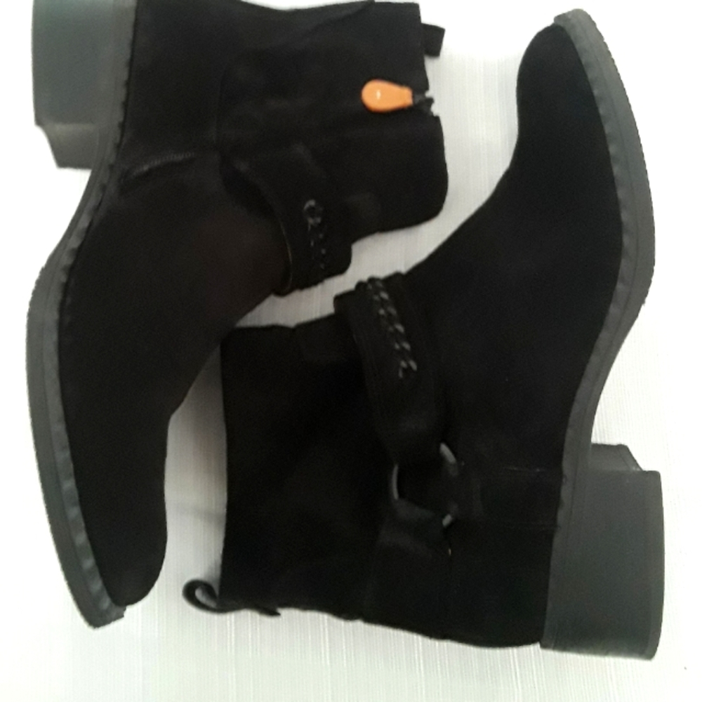 Boots from Gentle Souls black suede